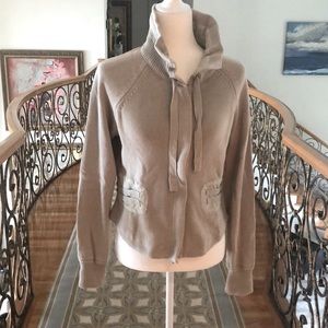 A/X Armani Exchange zip up sweater Sz L